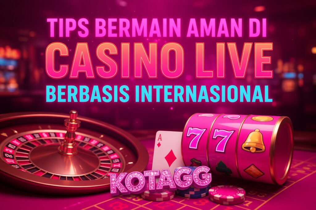 cara bermain game live casino KotaGG panduan lengkap pemula