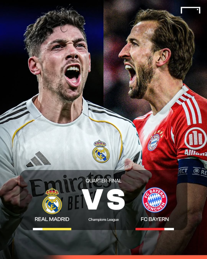 Real Madrid vs Bayern Munich Liga Champions 2026 perempat final