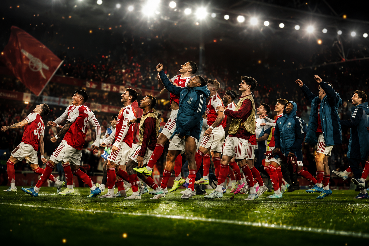 Arsenal juara Premier League 2025/26 Mikel Arteta penantian 22 tahun Gyokeres Raya Dowman